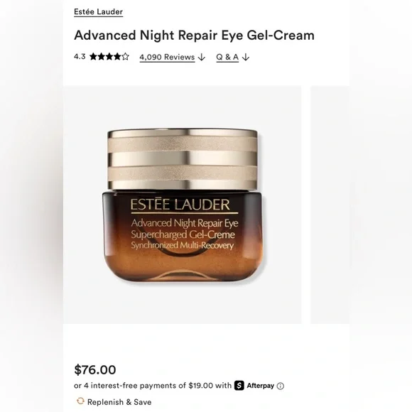 NWT- Estée Lauder Advanced Night Repair Eye Supercharged Gel-Crème - Picture 2 of 6